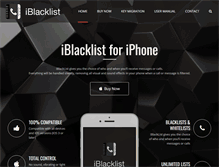 Tablet Screenshot of iblacklist.com.br